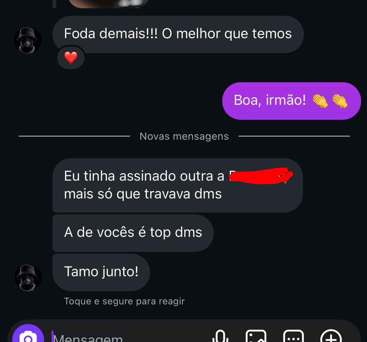 Depoimento de cliente